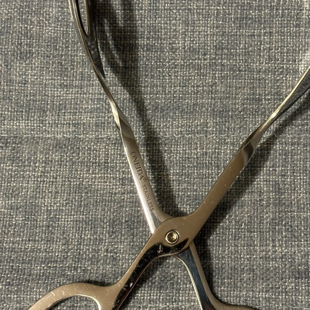 Oneida Silver Kitchen Tongs